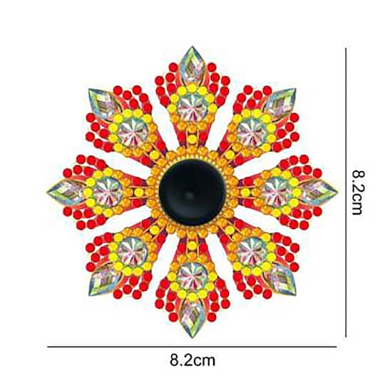 Sparkly Selections Colorful Fidget Spinner Diamond Painting